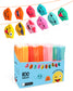 MicroBeats Fun 3-Ply Disposable Face Masks: Colorful Mood Series, 10 Colors, 100-Pack