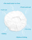 AZchose Waterless Shampoo Caps: No Rinse, Disposable, Hypoallergenic, 5 Packs.