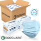 Made in USA EG EcoGuard Surgical Disposable Mask 3-Ply Earloop 40 Boxes 2000 Pcs