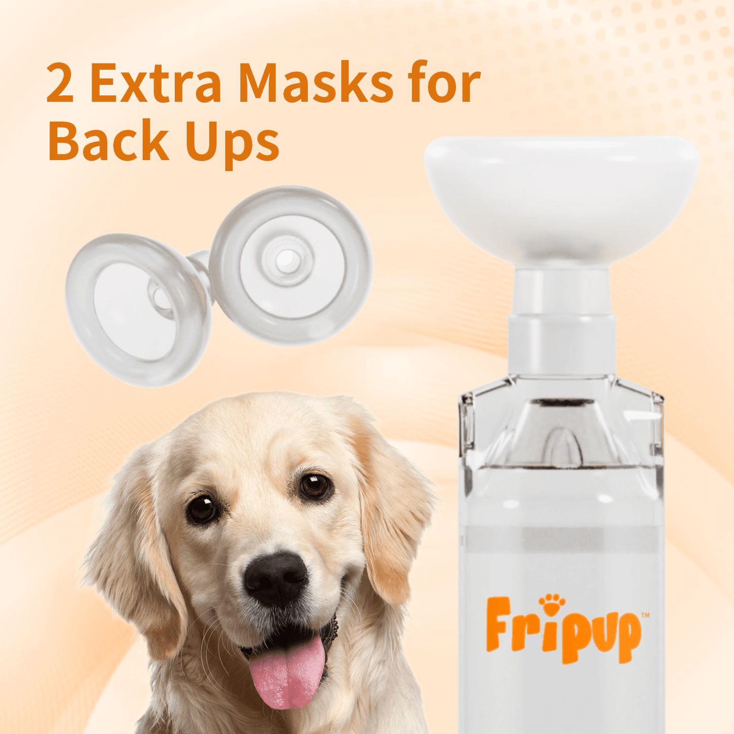 FriPuP Pet Aerosol Chamber Spacer Inhaler for Cats and Dogs
