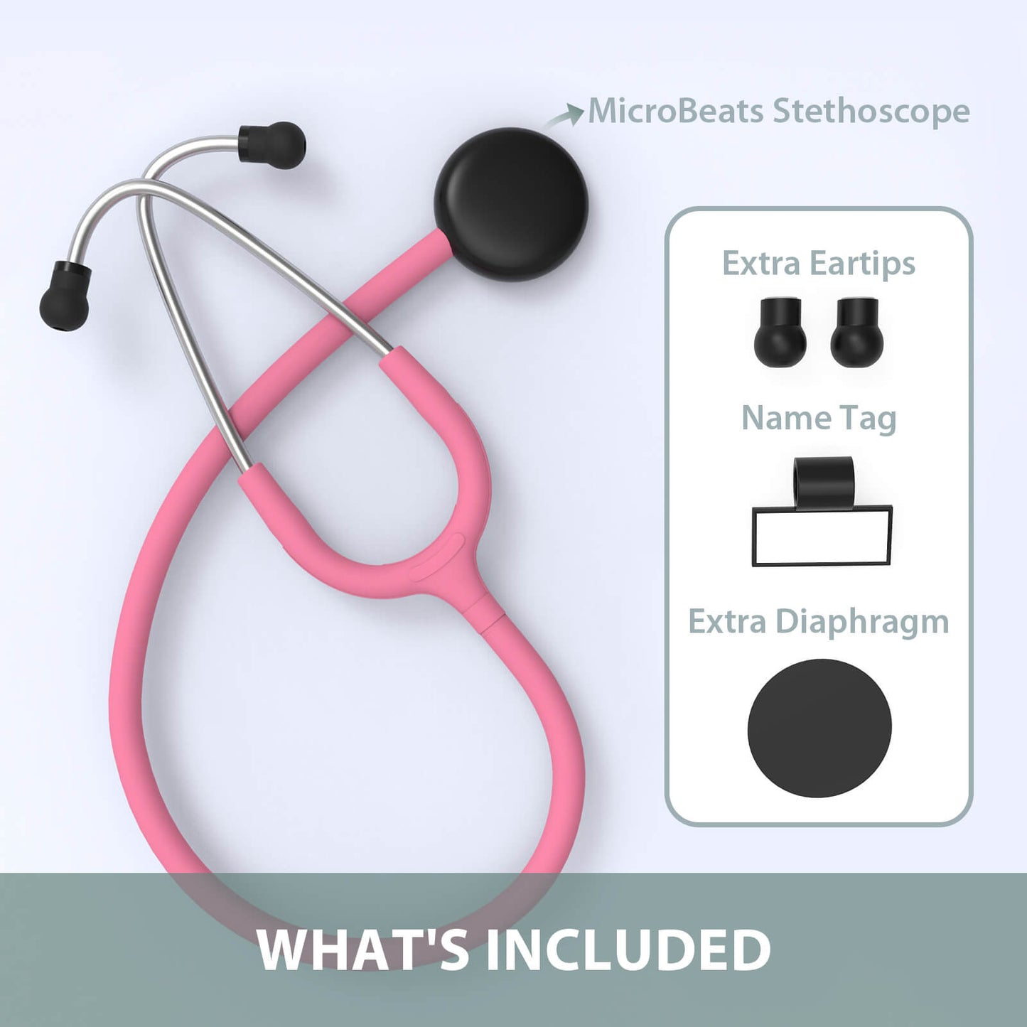 MicroBeats Lightweight Single Head Stethoscope