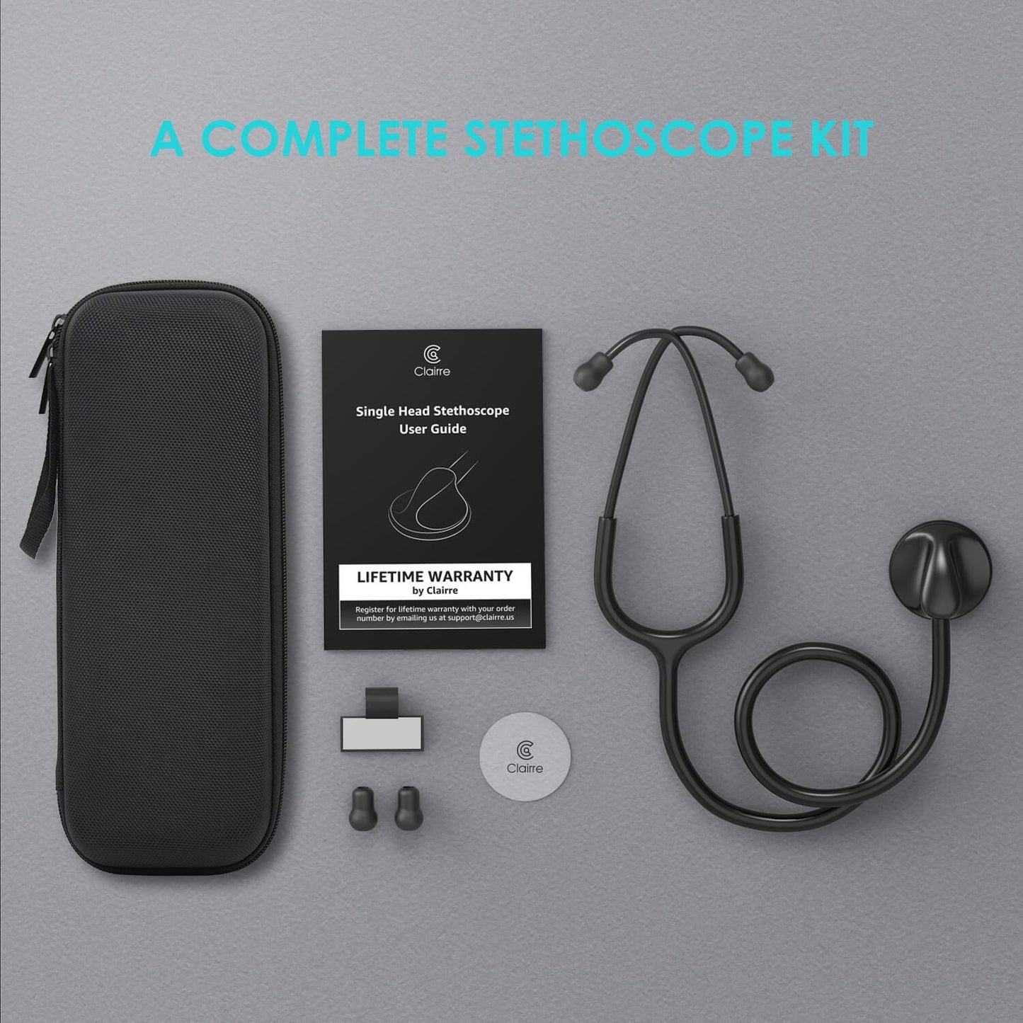 a complete stethoscope kit