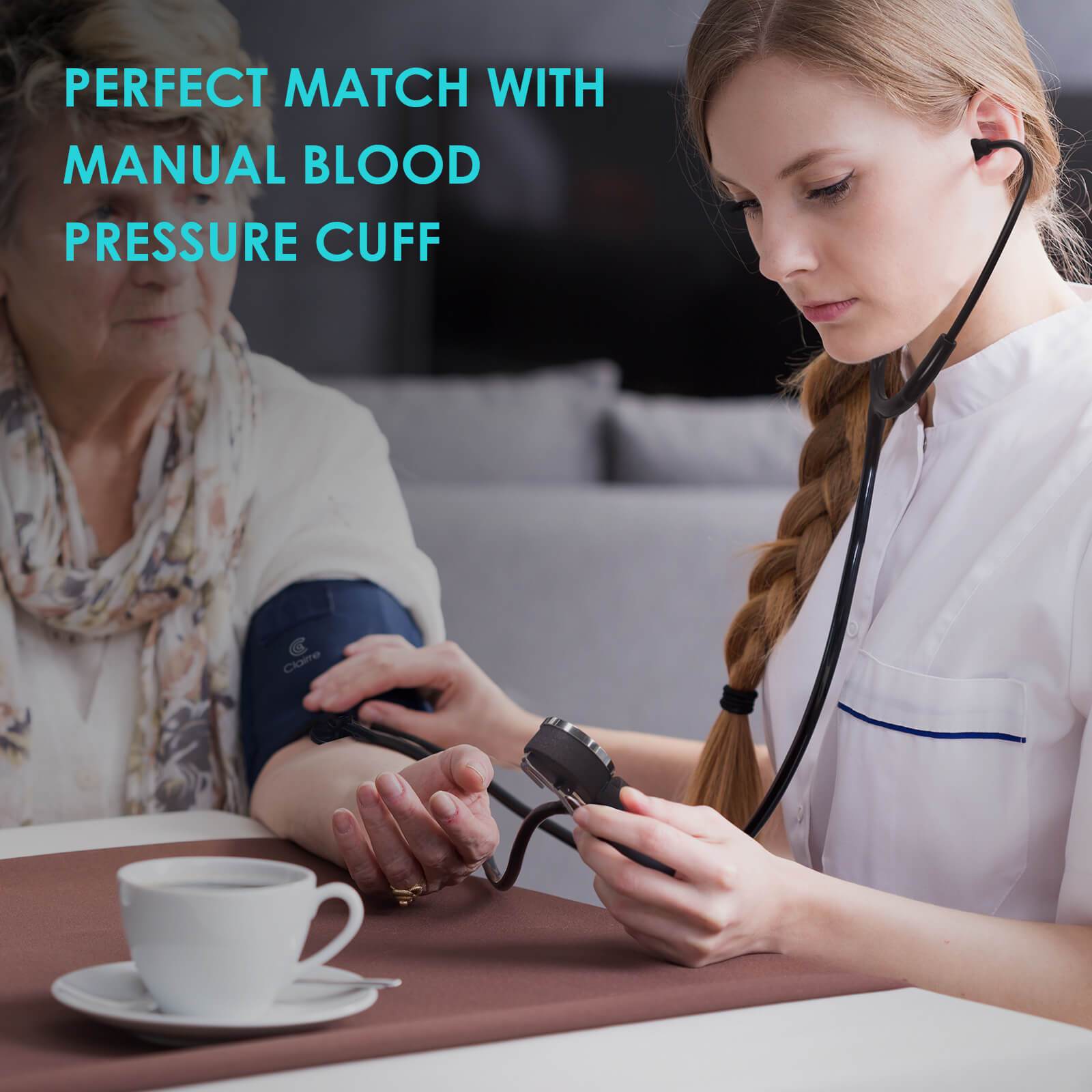 perfect match with manual blood pressure cuff