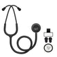 FriCARE lightweight dual head stethoscope, black